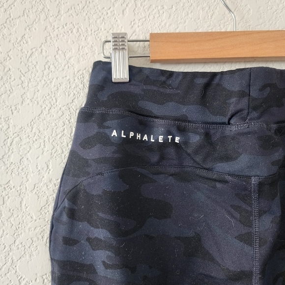 Alphalete Blue Camo Tappered Joggers Comfort Run Lounge Mens S - Picture 10 of 12